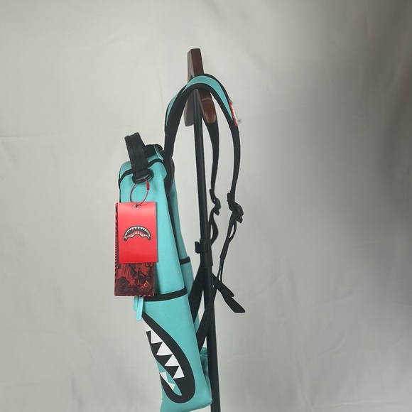 NWT Sprayground Limited Edition Backpack - Blue - Vegan Leather - Picture 2 of 12